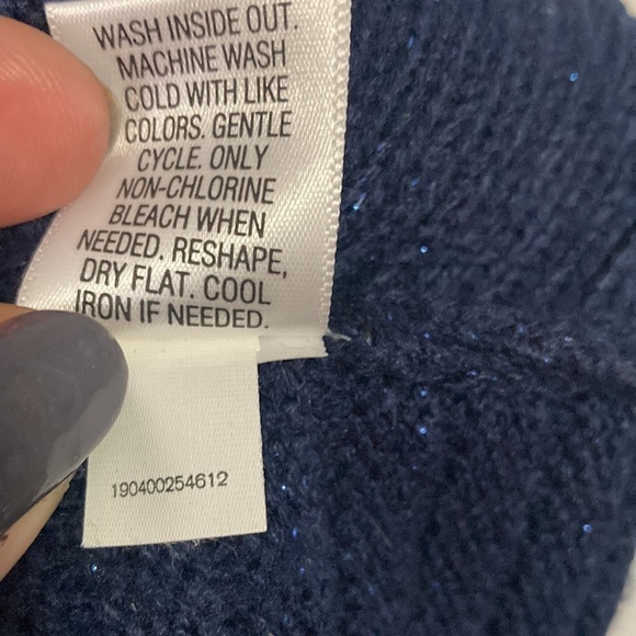 Dana Bachman sweater with metallic sparkling thread size S - Picture 7 of 10